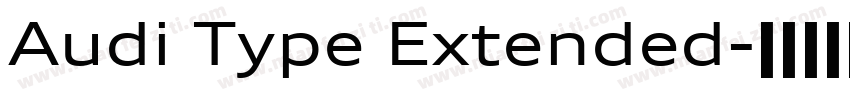 Audi Type Extended字体转换
